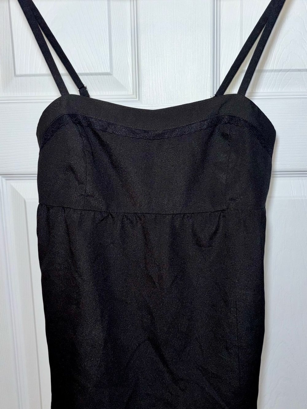 Classic Black Women's Slip Dress